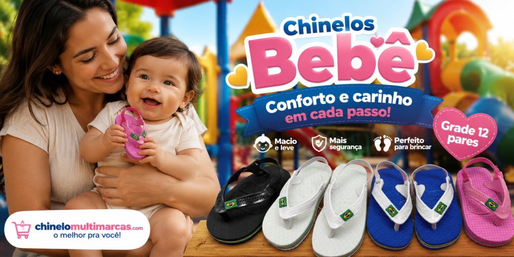 CHINELO BABY BRASIL EM E.V.A